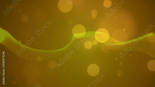 wave and bokeh background