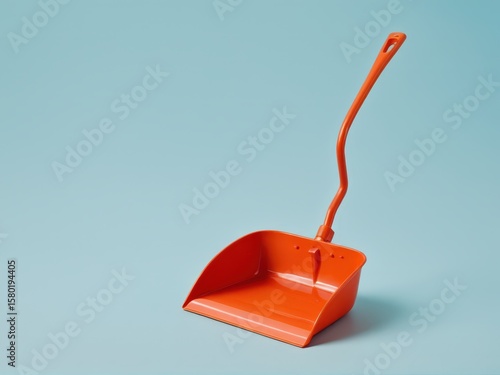  A cheerful dustpan ready to tackle household messes