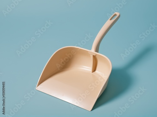  A cheerful dustpan ready to tackle household messes