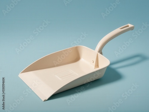  A cheerful dustpan ready to tackle household messes