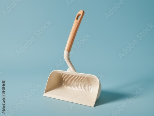  A cheerful dustpan ready to tackle household messes