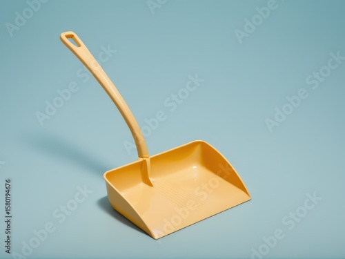  A cheerful dustpan ready to tackle household messes