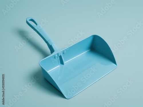  A cheerful dustpan ready to tackle household messes