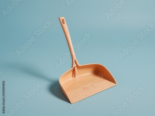  A cheerful dustpan ready to tackle household messes