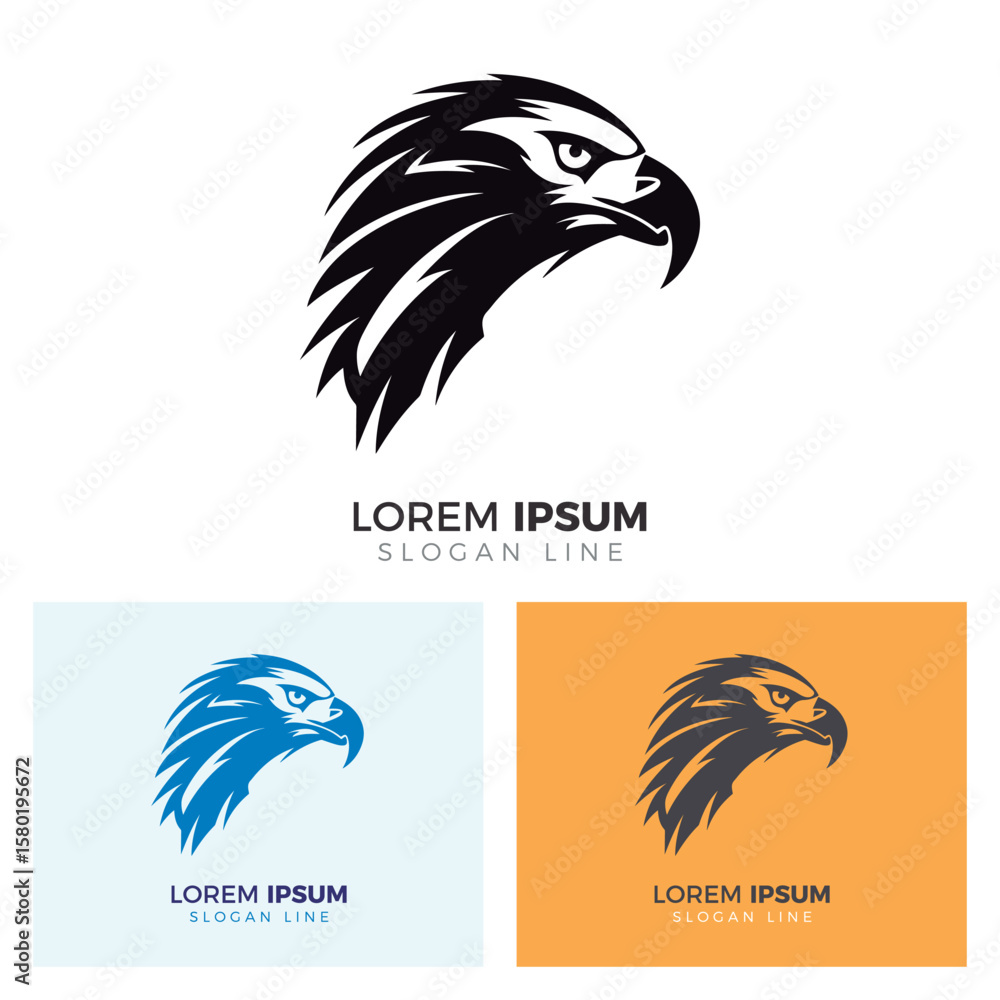Fototapeta premium Hawk Simple Logo Design.