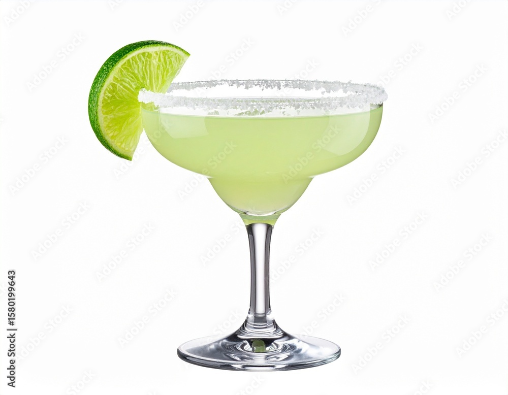 margarita cocktail in glass isolated margarita cocktail in glass isolated