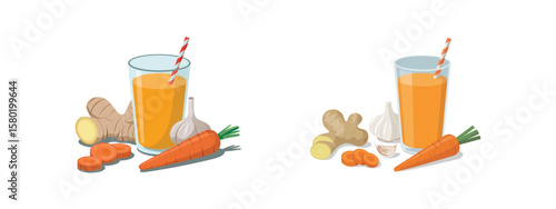 Delicious and Healthy Carrot, Ginger, and Garlic Juice Recipe