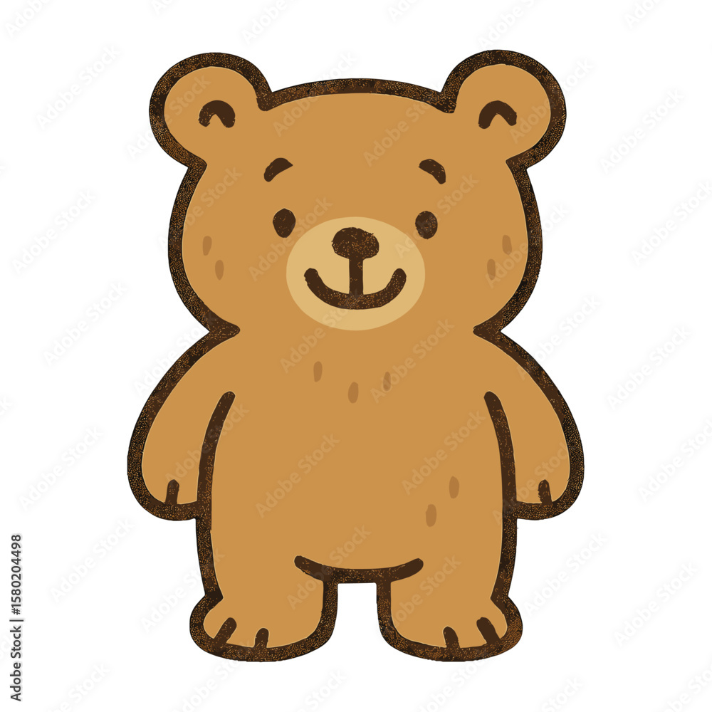 Cute cartoon teddy bear illustration vector Cute cartoon teddy bear illustration vector