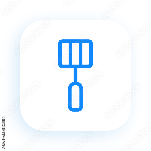Kitchen Spatula with Rounded Handle