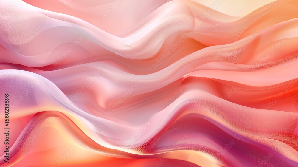Fototapeta premium Modern and luxurious coral gradient background