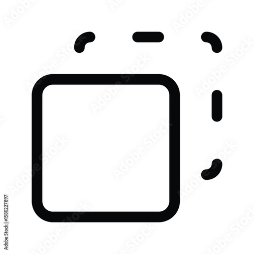 Outline copy icon to duplicate, clone, or paste content