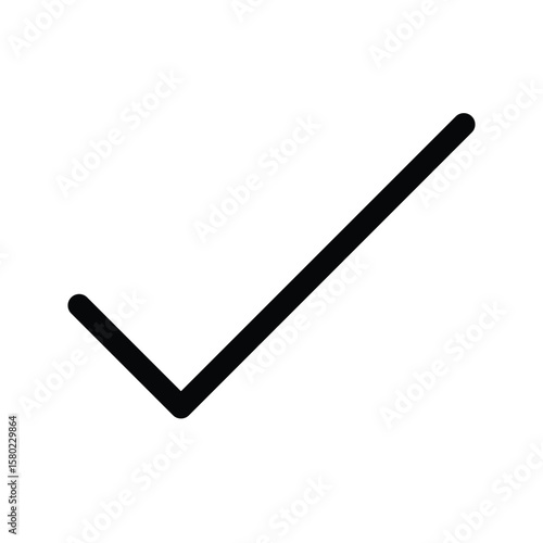 Outline checklist icon to check, verify, or confirm tasks