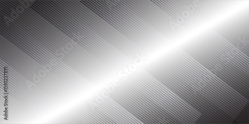 Abstract diagonal lines with a bright, central, white light effect.