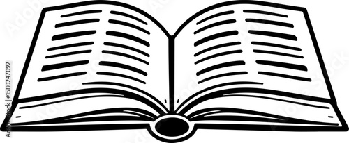 An open book icon is displayed