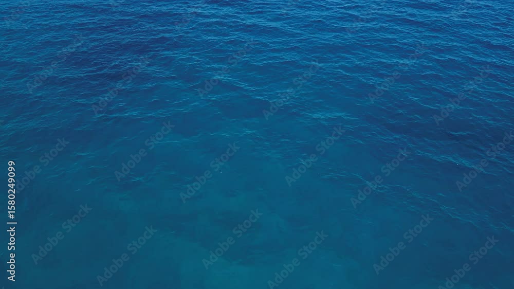 Electric blue sea water Electric blue sea water