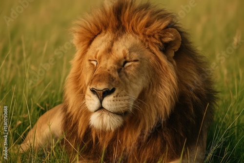 Wallpaper Mural A Lion at Rest Torontodigital.ca