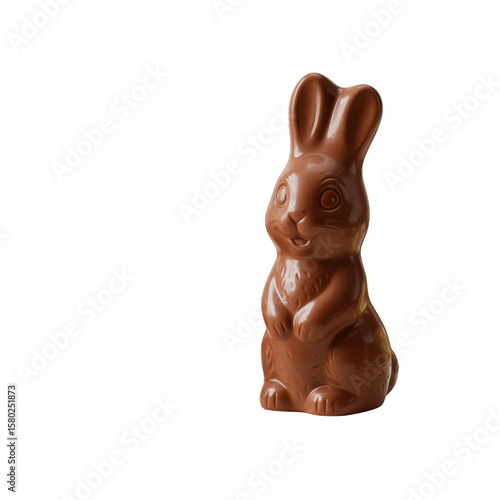 Isolated Transparent Chocolate Bunny Sweet Treat Easter Celebration