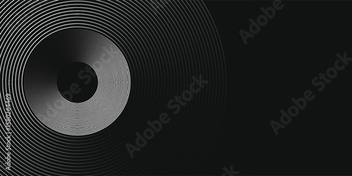 Abstract Circular Pattern Vector Background. Round Colorful Arcs Spiral Backdrop. Moving Circles. 3D Tunnel Depth Effect. Vector Illustration. Radial Speed Lines