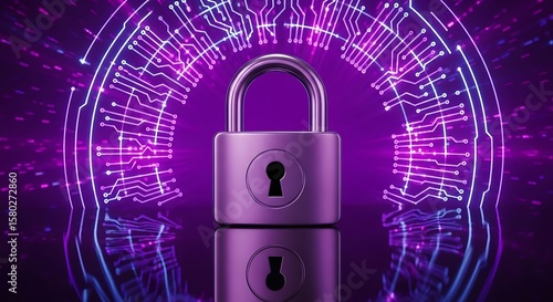 Digital data security cyber protection and information encryption concepts