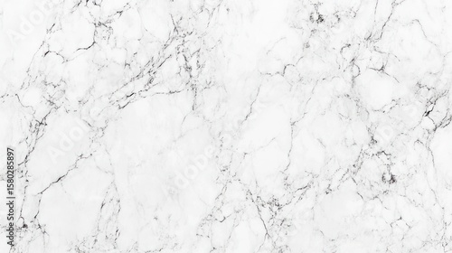 Detailed close-up view of white marble texture.