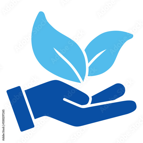 Remedy Icons In Blue Style, Vector Illustration