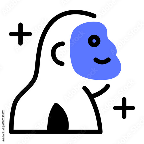 This Orang utan icon is suitable for Indonesian culture, etc.