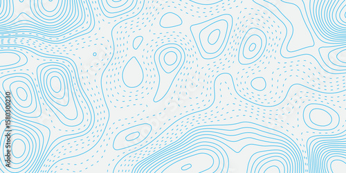 Generate an abstract background with light blue topographic contour lines on a white surface, creating a smooth, flowing pattern that resembles elevation maps or fluid dynamics.