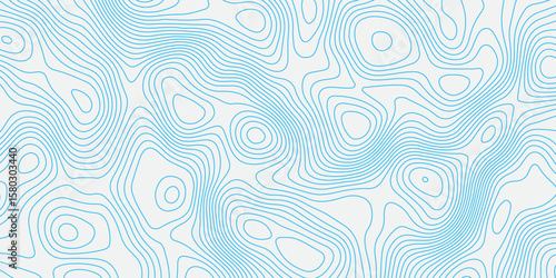 Generate an abstract background with light blue topographic contour lines on a white surface, creating a smooth, flowing pattern that resembles elevation maps or fluid dynamics.