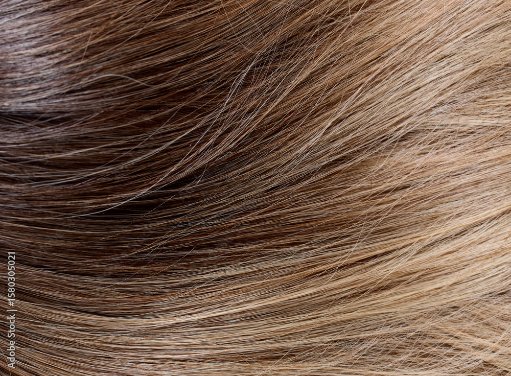 Fototapeta premium colored hair closeup