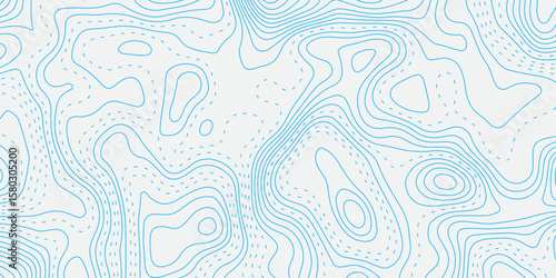 Generate an abstract background with light blue topographic contour lines on a white surface, creating a smooth, flowing pattern that resembles elevation maps or fluid dynamics.