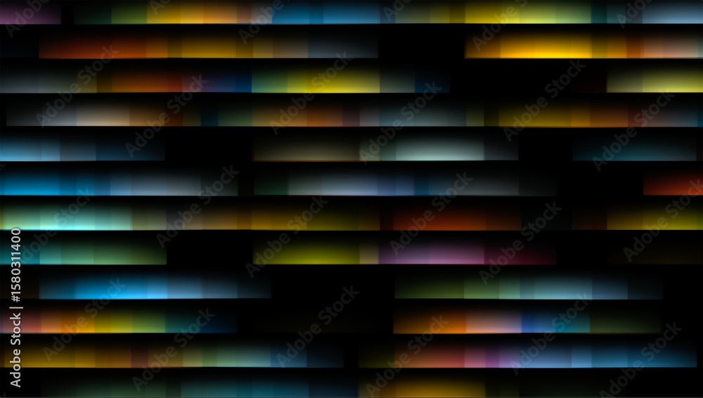 Fototapeta premium Abstract colorful 3d lights background