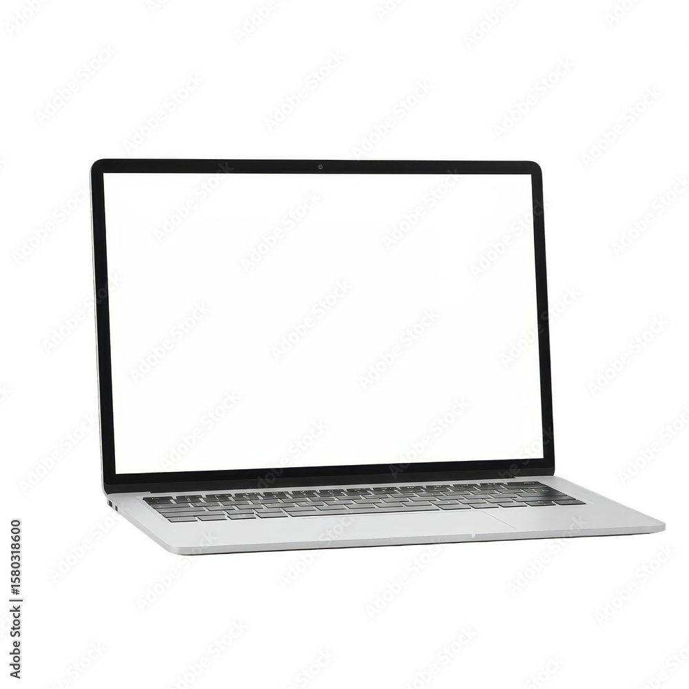 Isolated Laptop Computer Technology Device Digital Portable Open Isolated Laptop Computer Technology Device Digital Portable Open