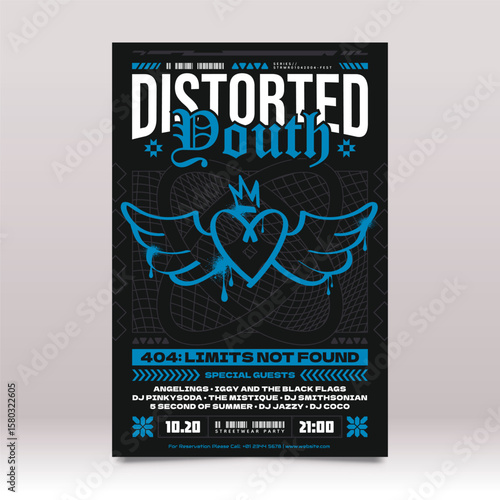 Urban Graffiti Streetwear Grunge Poster