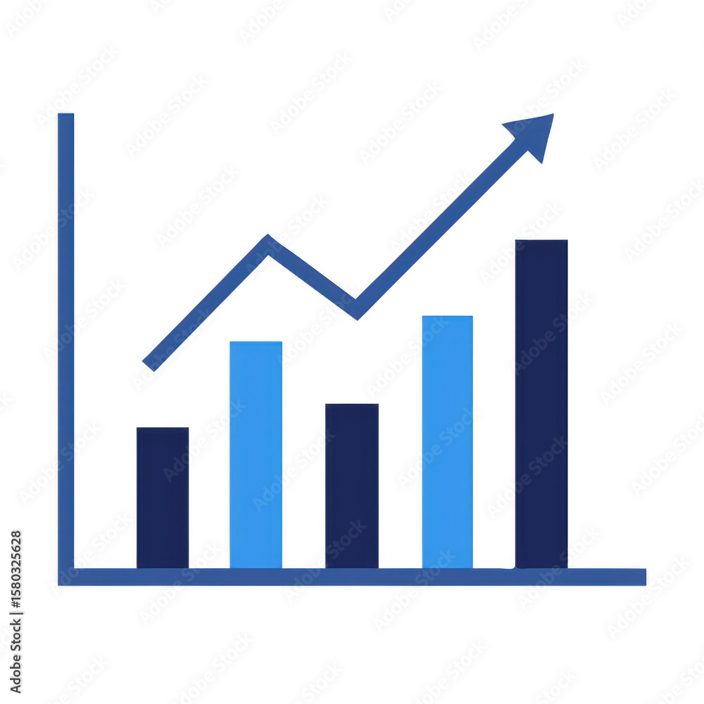 Growing Graph on Transparent Background Growing Graph on Transparent Background