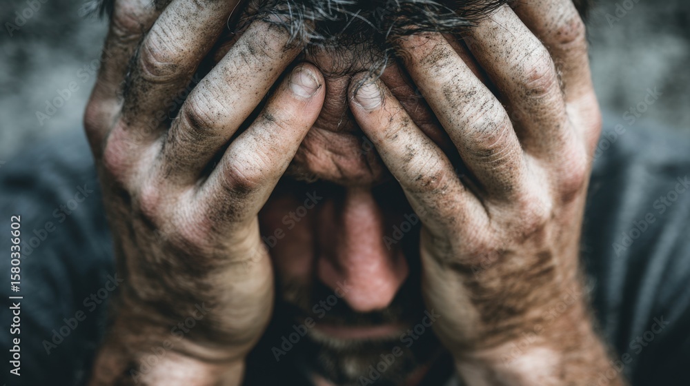 Fototapeta premium Stress response involves adrenal hormone release, boosting heart rate and respiration to quickly manage emergencies. 