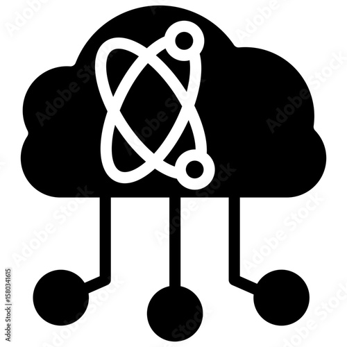 Quantum Cloud Icon