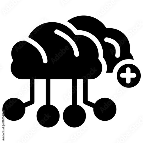 Hybird Cloud Icon