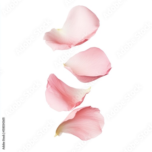 Wallpaper Mural Pink flower petals rose arrangement botanical. Torontodigital.ca
