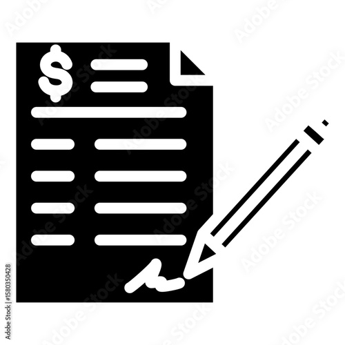 Payment Promissory Note Icon