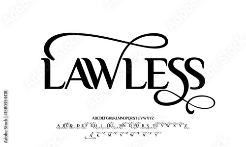 Elegant alphabet letters font logo. Typography luxury classic lettering serif fonts decorative wedding vintage retro logos, design for fashion,beauty shop and brand . vector illustration