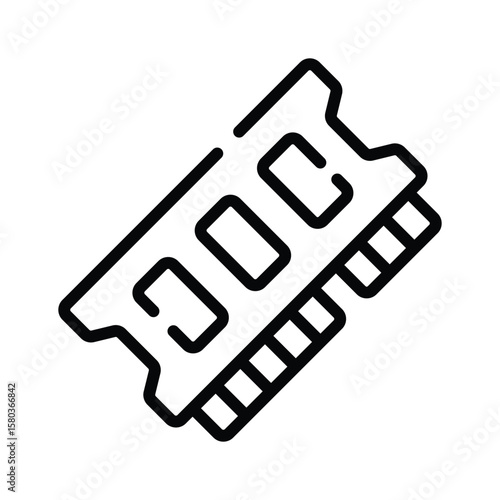 Check this amazing outline style icon of ram