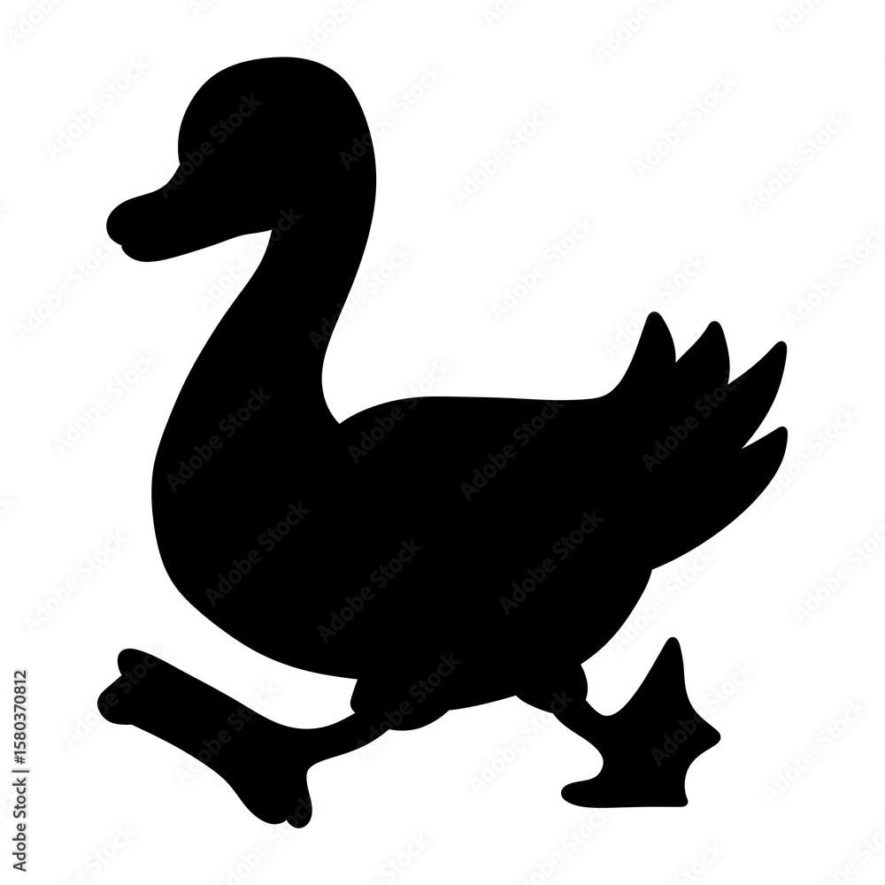 duck and ducklings silhouette duck and ducklings silhouette