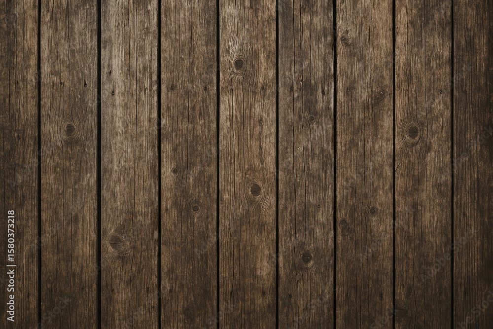 Naklejka premium Rustic aged timber backdrop with weathered plank details