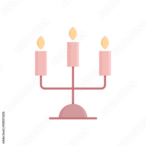 party candle icon vector illustration