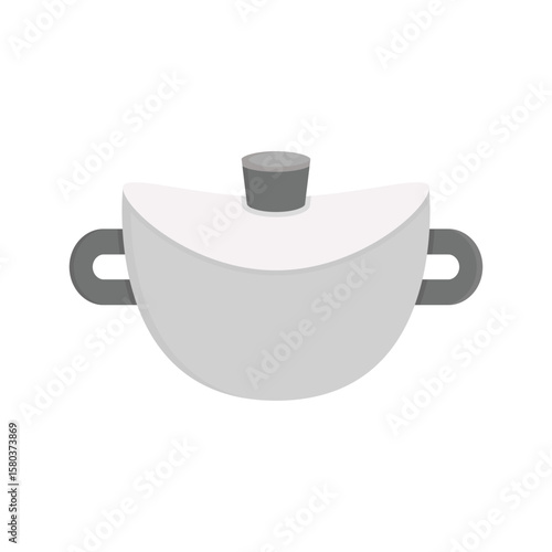 cooking pot icon vector illustration