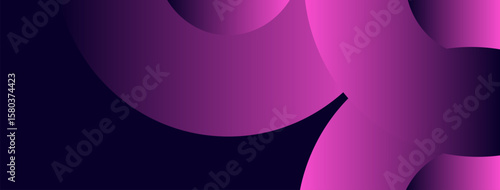 Abstract background with purple gradient circles. 