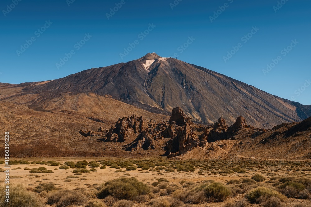 Volcano Peak on a Canary Island Volcano Peak on a Canary Island