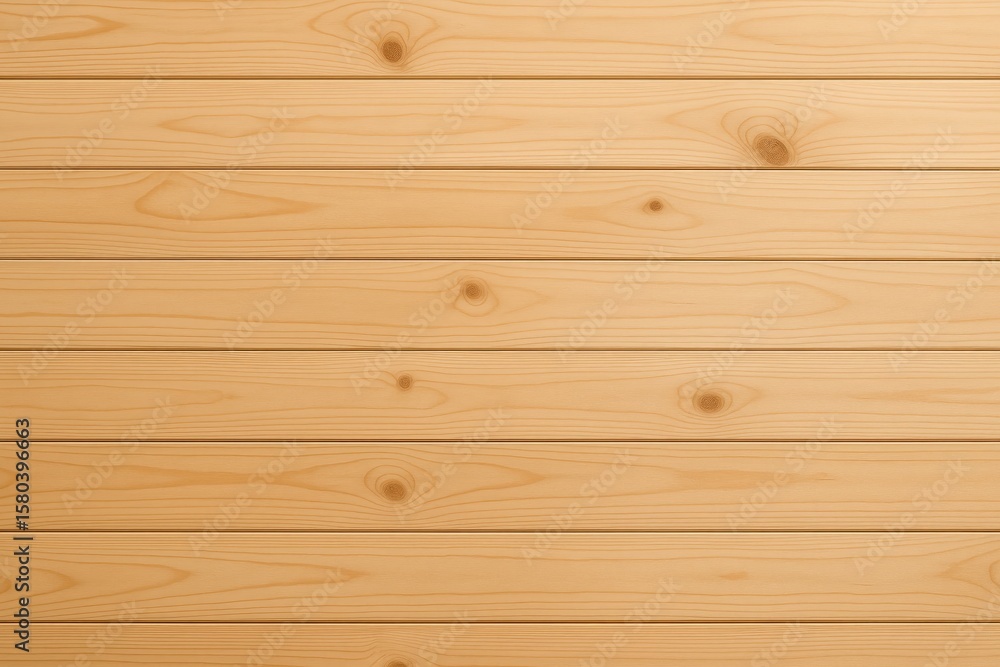 Fototapeta premium Backdrop featuring a wall of natural light-colored wooden planks