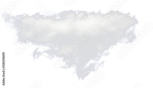 Fotografie white cloud fluffy, fog or misty or smoke for overlay and design effect