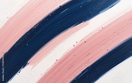 Pink and navy painted background image, line, color, banner texture advertising poster